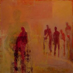 grandes traces en miroir b 80 x 80